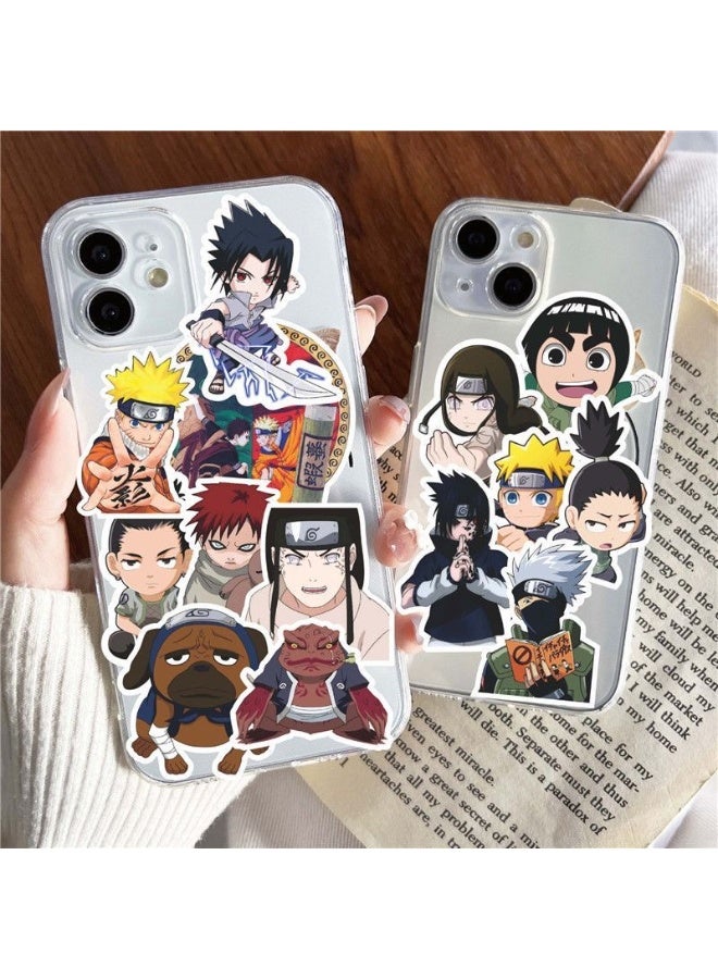 JAYATO Japanese anime collection stickers: Naruto, Kamui Kaidan, Attack on Titan, Conan, Demon Slayer, One Piece. Naruto stickers: 73 pieces. - Image 4